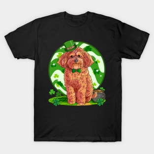 Cockapoo Dog St Patricks Day Leprechaun T-Shirt